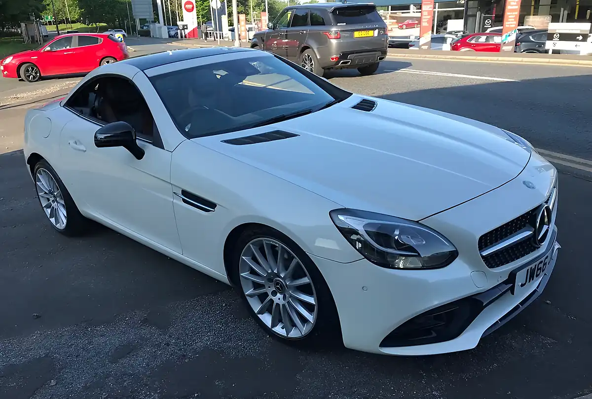 Used 2017 Mercedes-Benz Slc AMG Line Diamond White - Interior and Exterior details 15