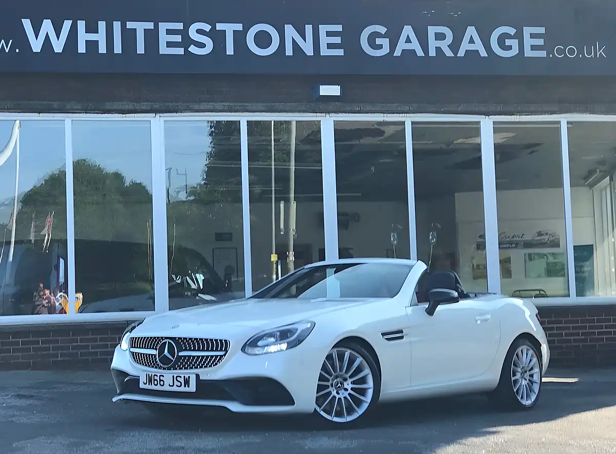Used 2017 Mercedes-Benz Slc AMG Line Diamond White - Interior and Exterior details 3