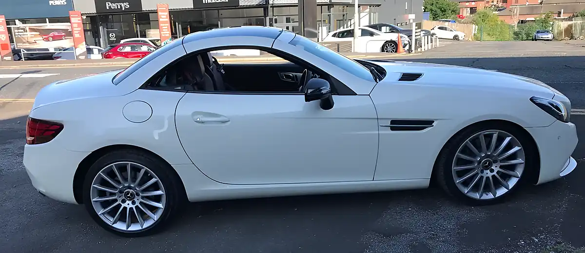 Used 2017 Mercedes-Benz Slc AMG Line Diamond White - Interior and Exterior details 4