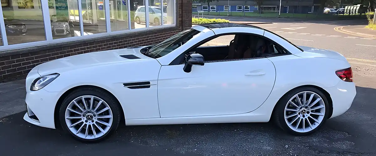 Used 2017 Mercedes-Benz Slc AMG Line Diamond White - Interior and Exterior details 5