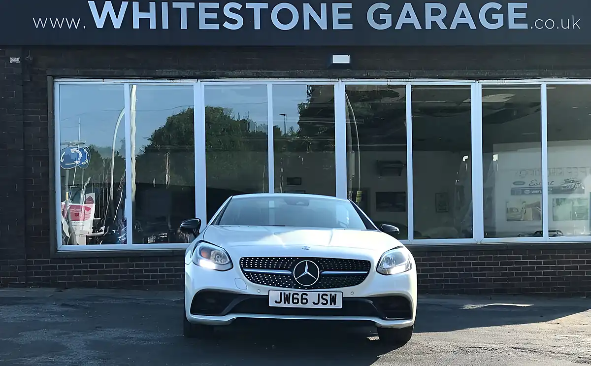 Used 2017 Mercedes-Benz Slc AMG Line Diamond White - Interior and Exterior details 9
