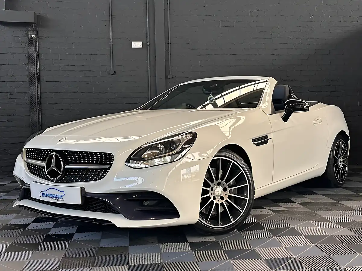 Used 2017 Mercedes-Benz Slc AMG Line Polar White - Front View