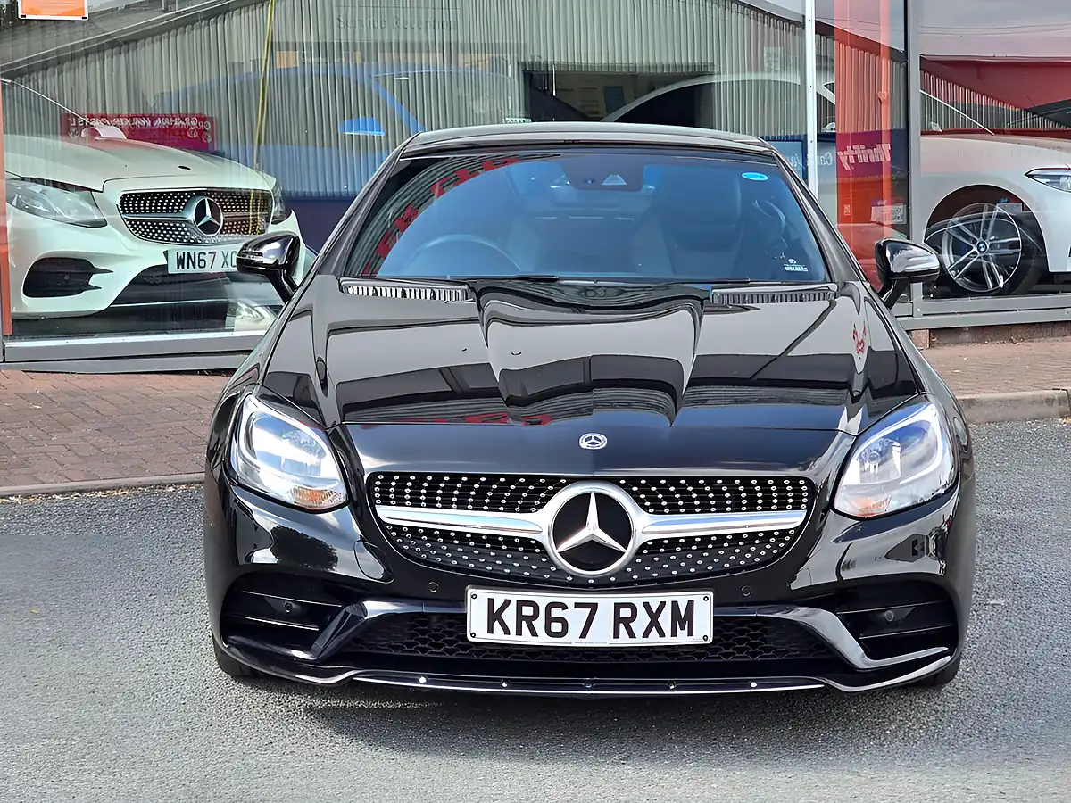 Used 2017 Mercedes-Benz Slc AMG Line Schwartz Black - Interior and Exterior details 10