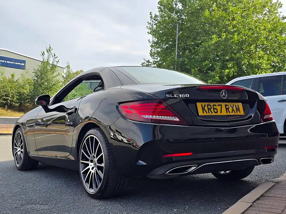 Used 2017 Mercedes-Benz Slc AMG Line Schwartz Black - Interior and Exterior details 19