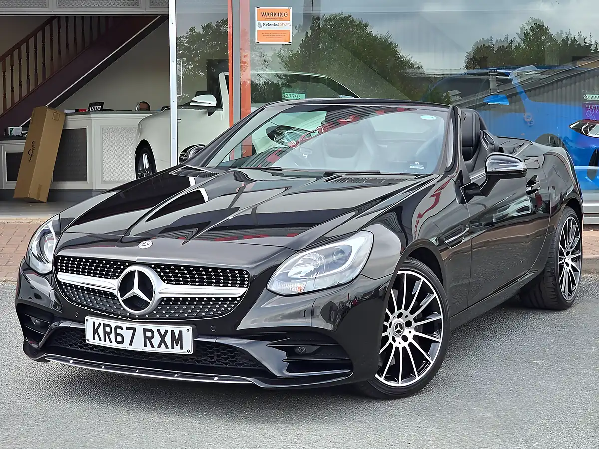 Used 2017 Mercedes-Benz Slc AMG Line Schwartz Black - Interior and Exterior details 2