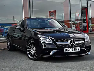 Used 2017 Mercedes-Benz Slc AMG Line Schwartz Black - Interior and Exterior details 3