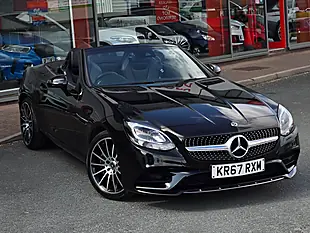 Used 2017 Mercedes-Benz Slc AMG Line Schwartz Black - Interior and Exterior details 6