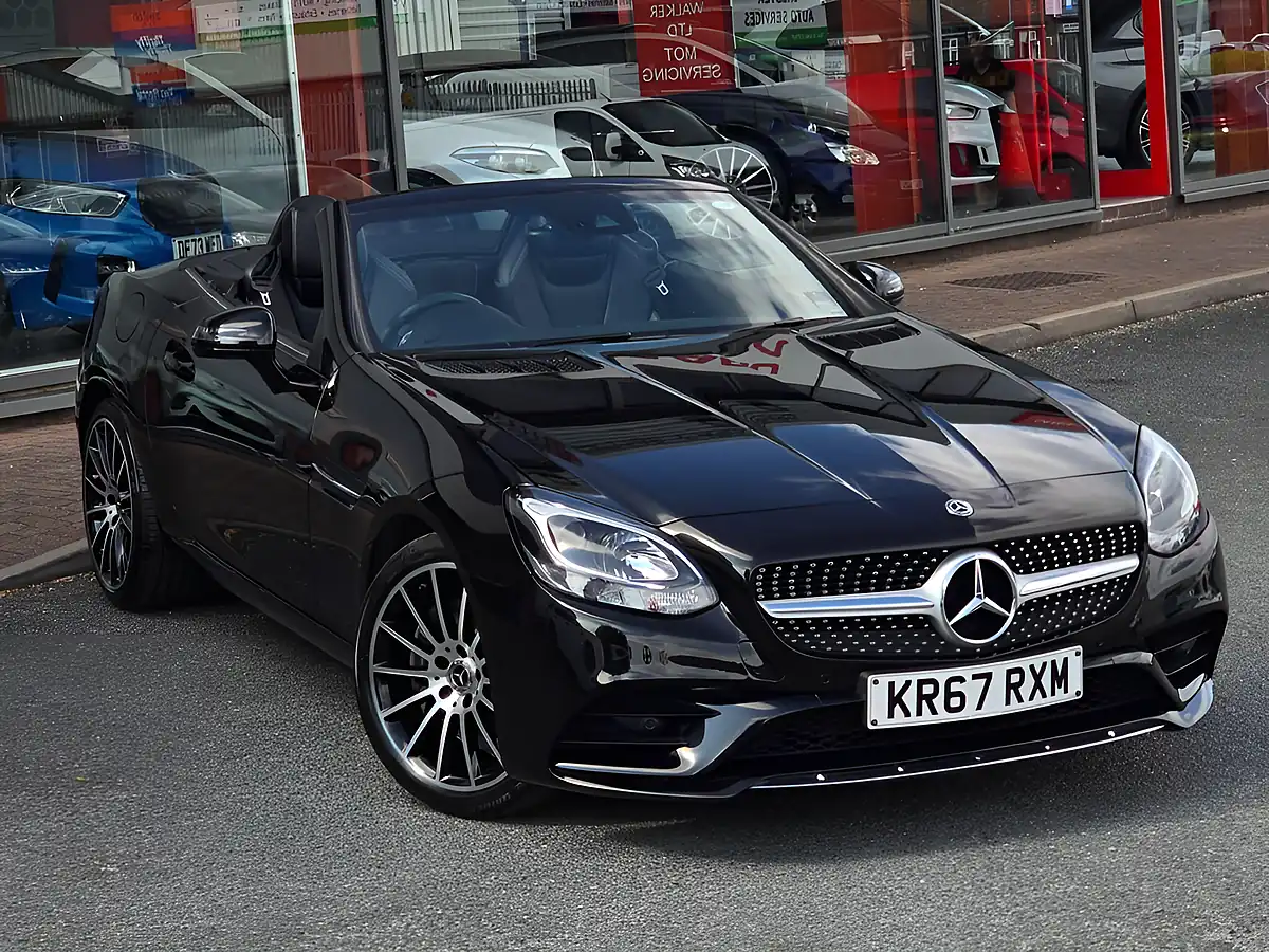 Used 2017 Mercedes-Benz Slc AMG Line Schwartz Black - Interior and Exterior details 6