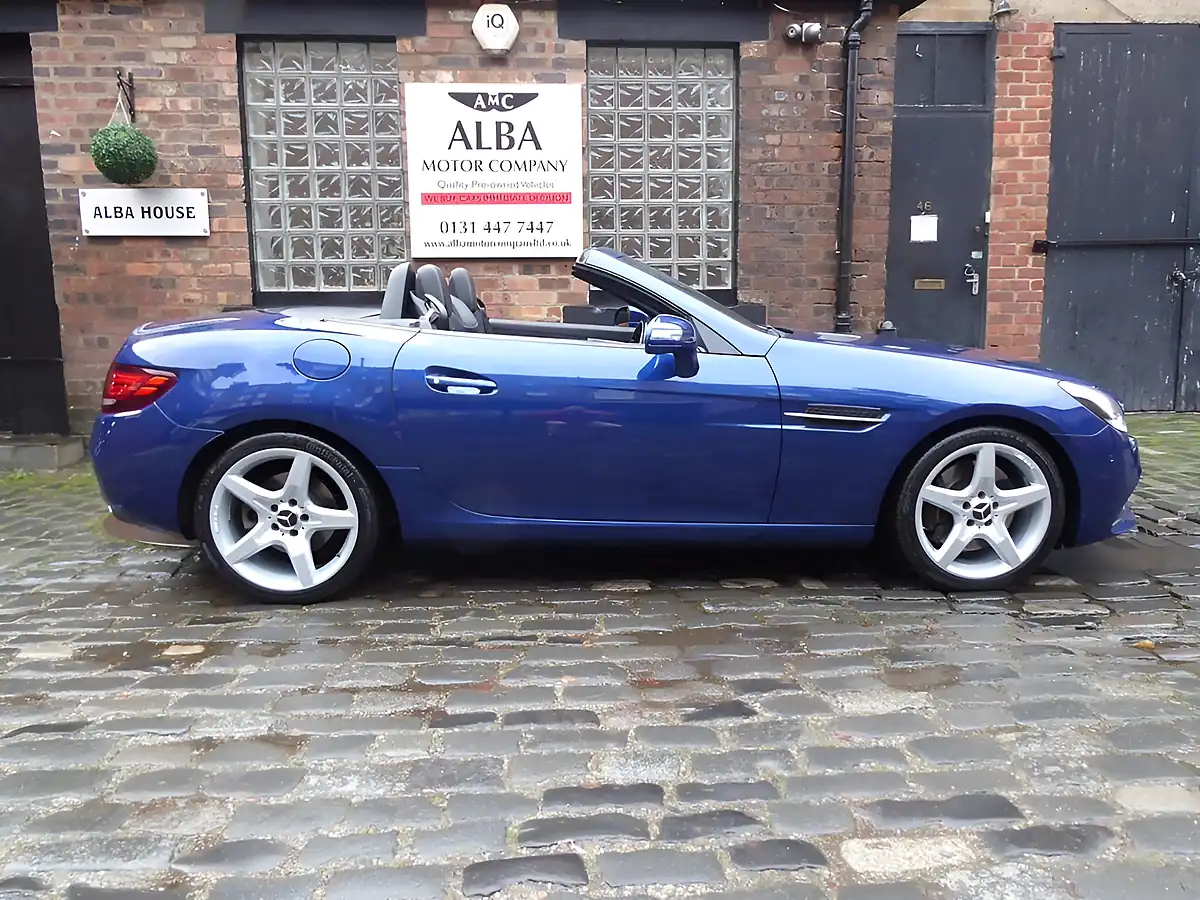 Used 2017 Mercedes-Benz Slc AMG Line Tanzanite Blue Metallic - Interior and Exterior details 13