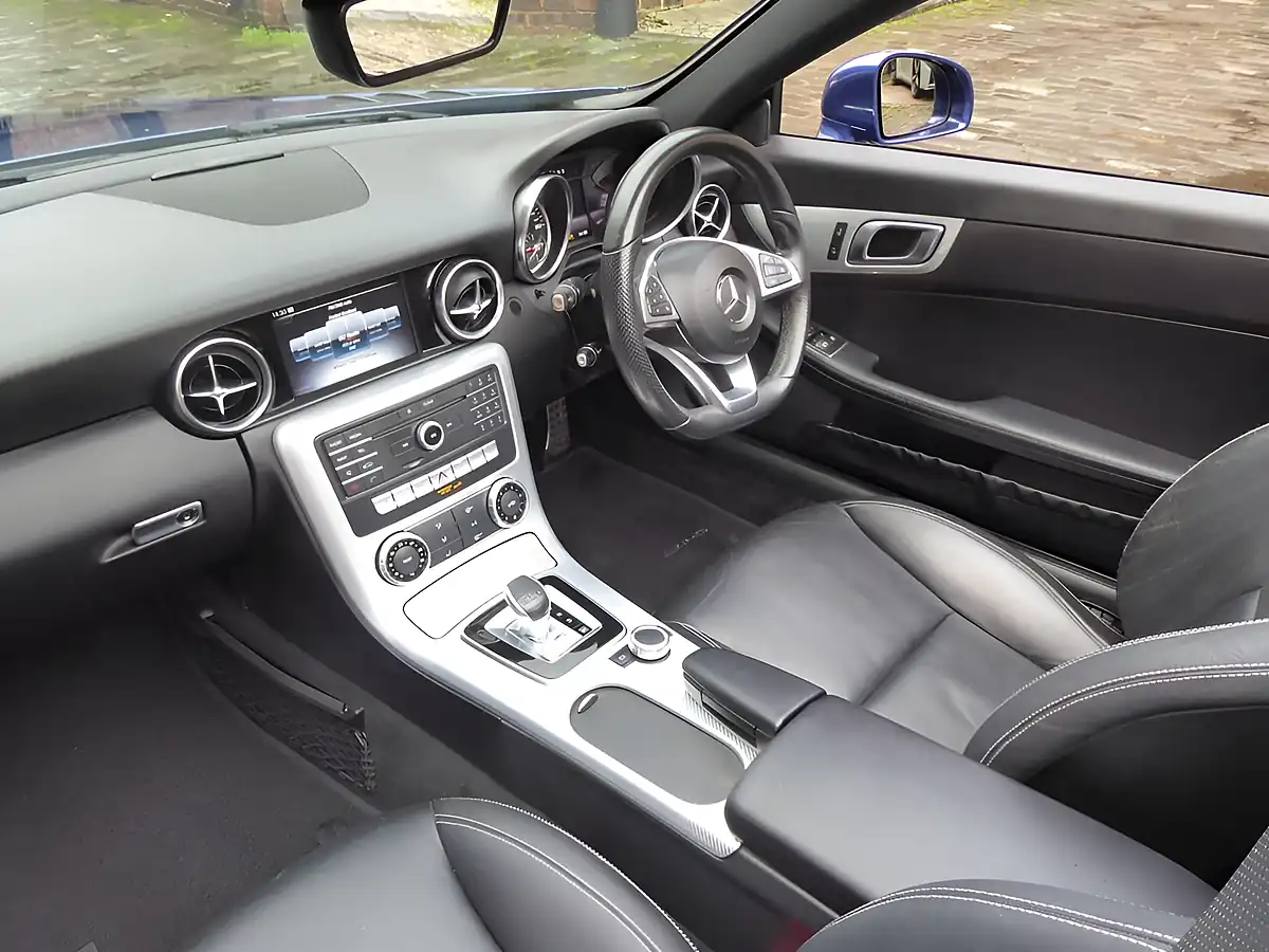 Used 2017 Mercedes-Benz Slc AMG Line Tanzanite Blue Metallic - Interior and Exterior details 18
