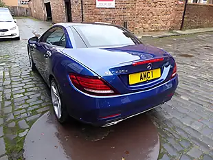 Used 2017 Mercedes-Benz Slc AMG Line Tanzanite Blue Metallic - Interior and Exterior details 4