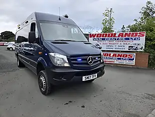 Used 2017 Mercedes-Benz Sprinter Lwb Blue - Interior and Exterior details 2