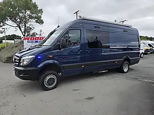 Used 2017 Mercedes-Benz Sprinter Lwb Blue - Interior and Exterior details 3
