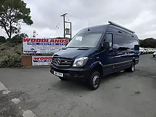 Used 2017 Mercedes-Benz Sprinter Lwb Blue - Interior and Exterior details 4