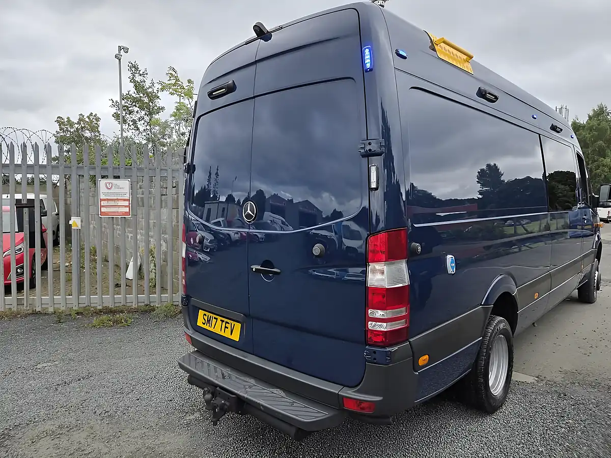 Used 2017 Mercedes-Benz Sprinter Lwb Blue - Interior and Exterior details 6