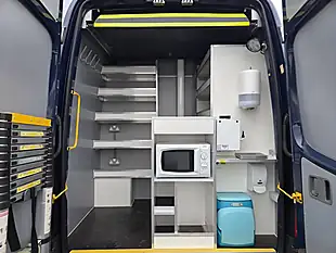 Used 2017 Mercedes-Benz Sprinter Lwb Blue - Interior and Exterior details 7