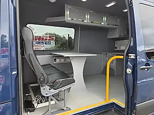 Used 2017 Mercedes-Benz Sprinter Lwb Blue - Interior and Exterior details 8