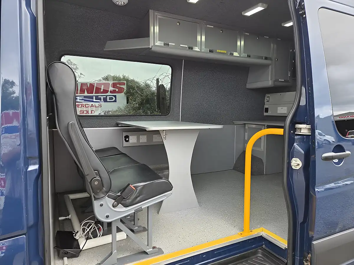 Used 2017 Mercedes-Benz Sprinter Lwb Blue - Interior and Exterior details 8