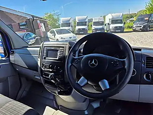 Used 2017 Mercedes-Benz Sprinter Mwb Blue - Interior and Exterior details 8