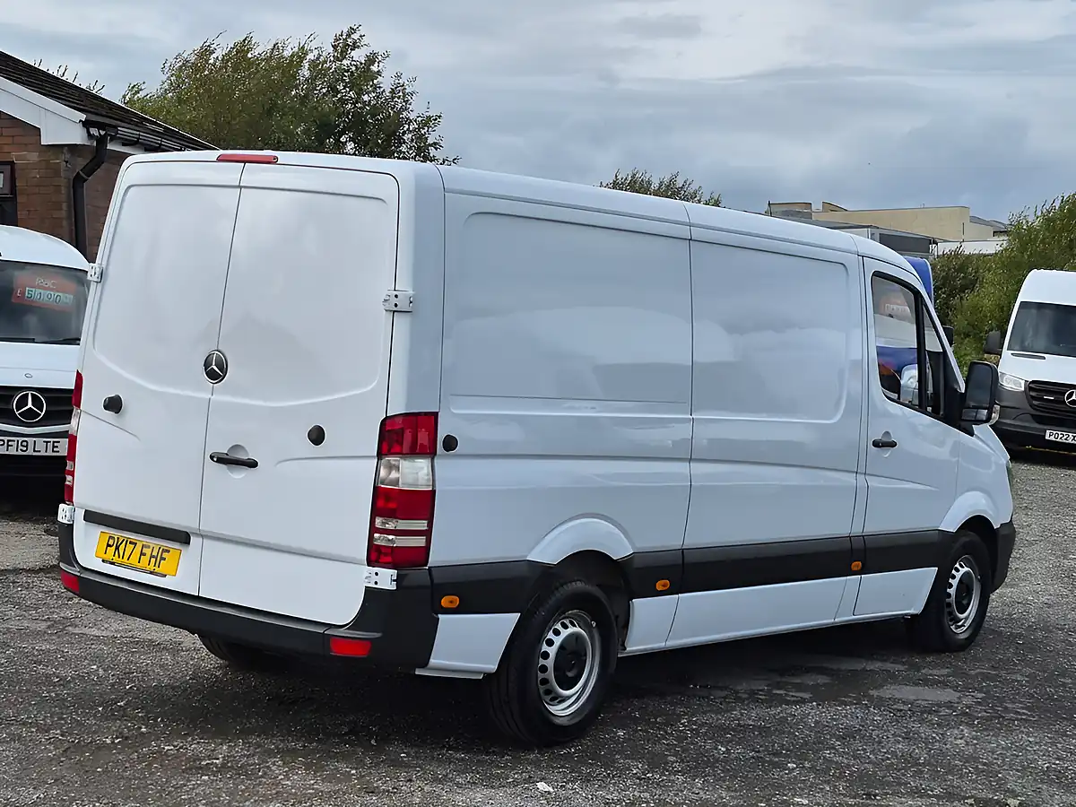 Used 2017 Mercedes-Benz Sprinter Mwb Low Roof White - Interior and Exterior details 6