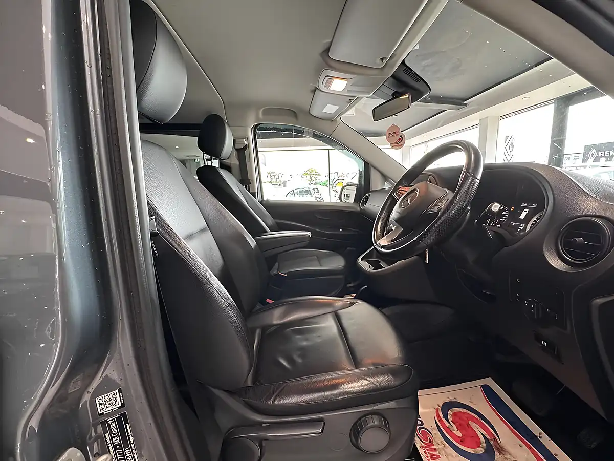 Used 2017 Mercedes-Benz Vito Sport Crew Van Double Cab Grey - Interior and Exterior details 12
