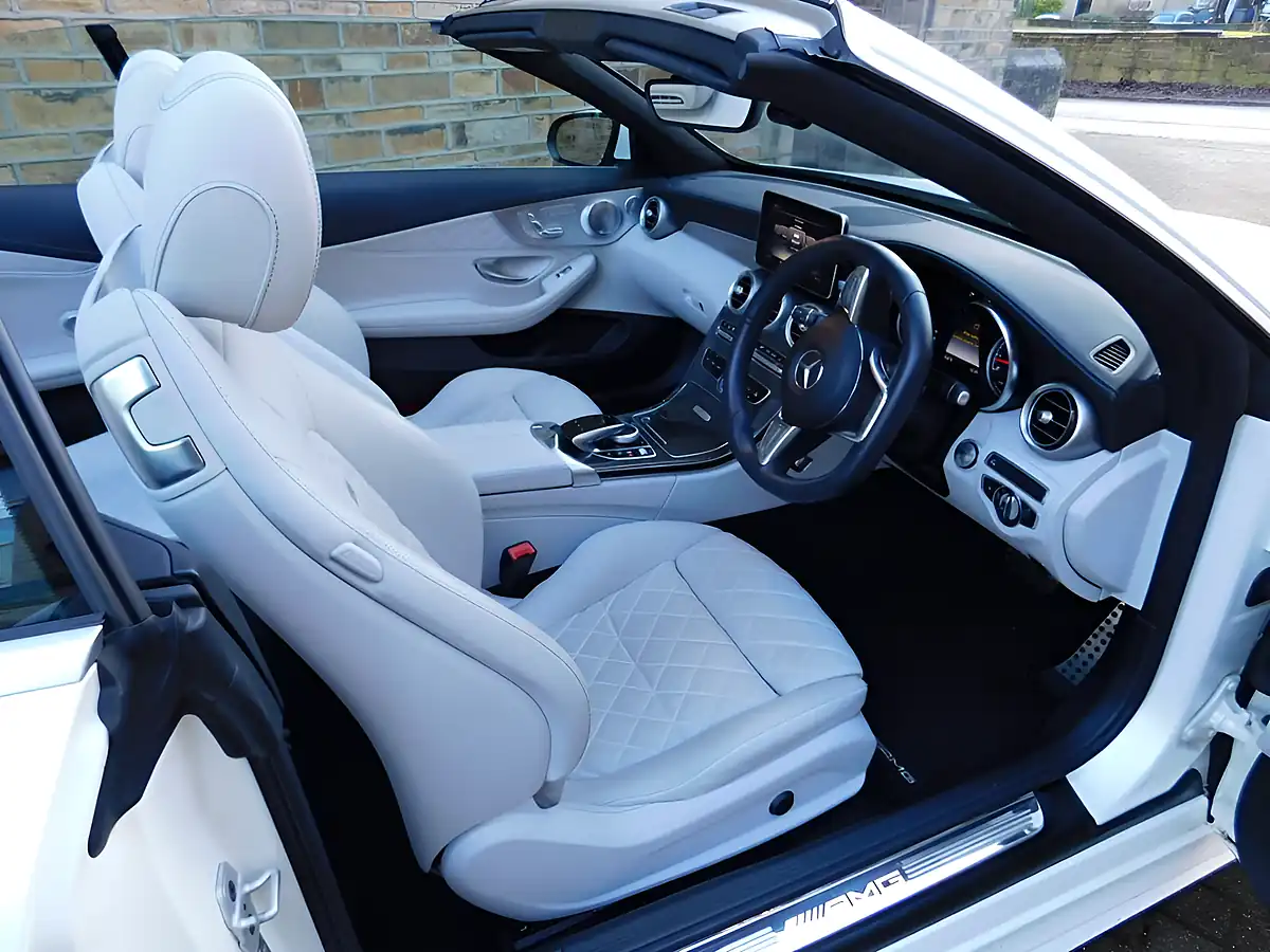Used 2017 Mercedes C 63 Premium Designo Magno Cashmere White - Interior and Exterior details 10