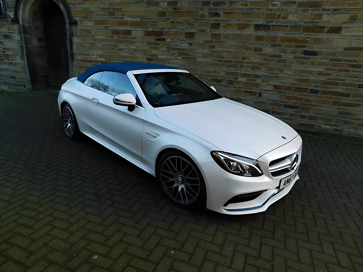 Used 2017 Mercedes C 63 Premium Designo Magno Cashmere White - Interior and Exterior details 11