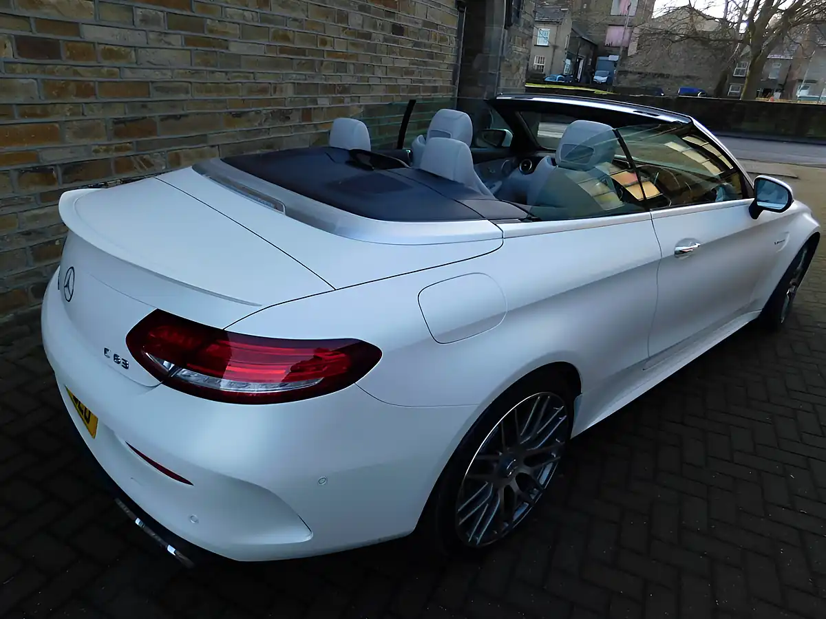 Used 2017 Mercedes C 63 Premium Designo Magno Cashmere White - Interior and Exterior details 3
