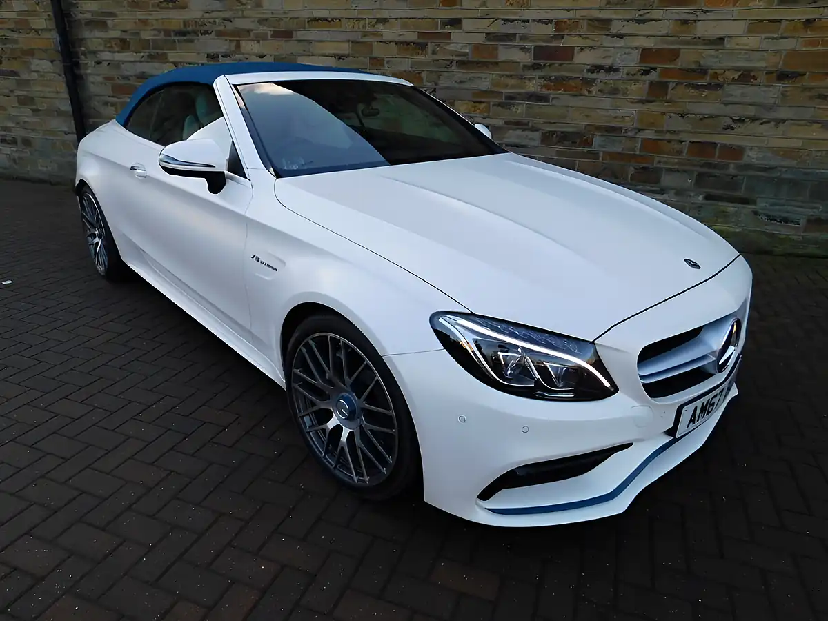 Used 2017 Mercedes C 63 Premium Designo Magno Cashmere White - Interior and Exterior details 5