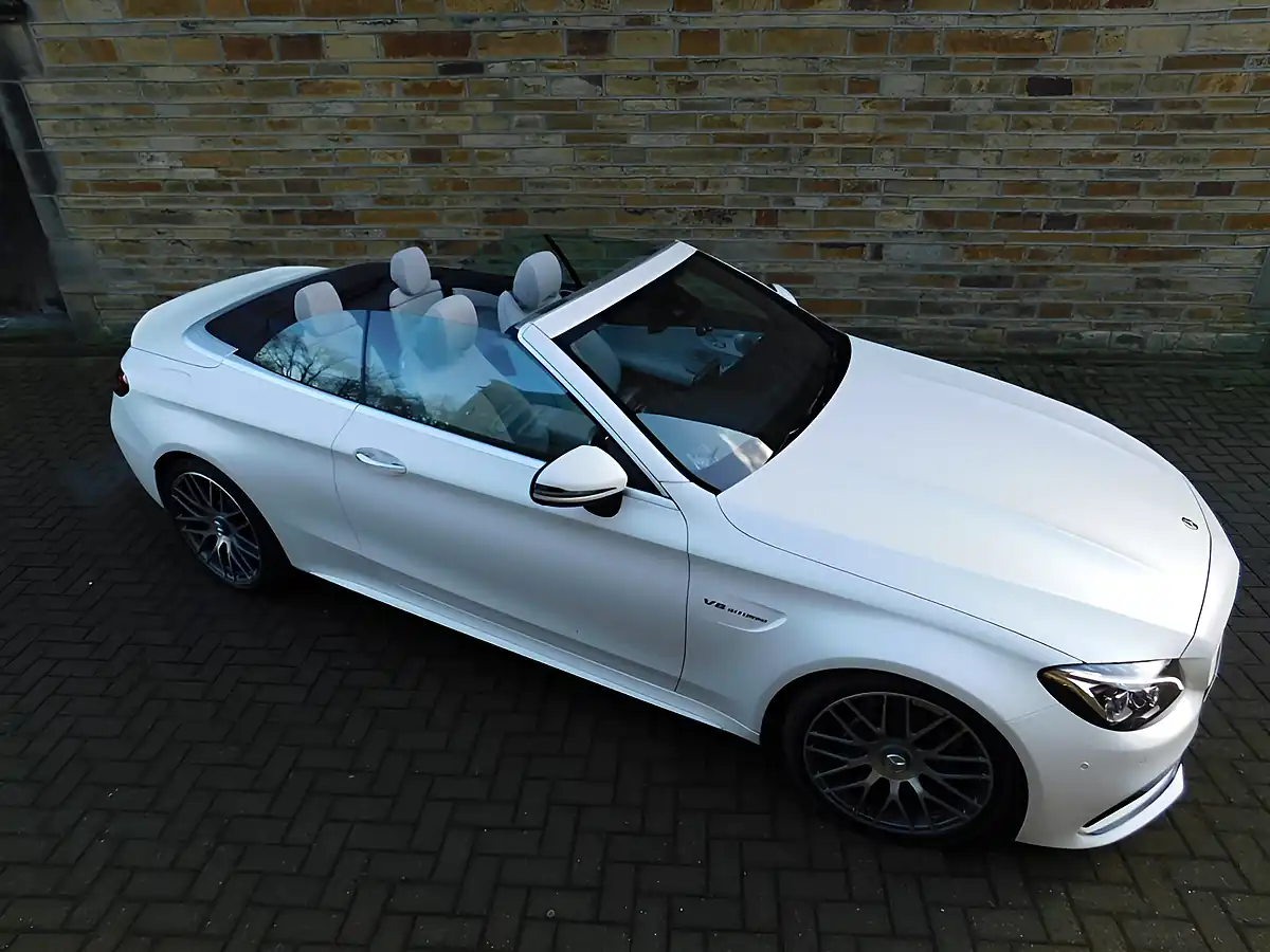 Used 2017 Mercedes C 63 Premium Designo Magno Cashmere White - Interior and Exterior details 9