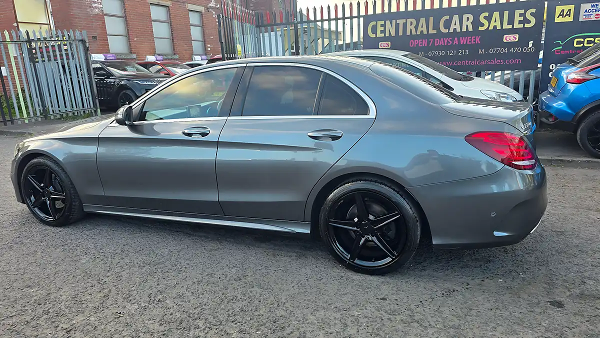 Used 2017 Mercedes C Class AMG Line Grey - Interior and Exterior details 10