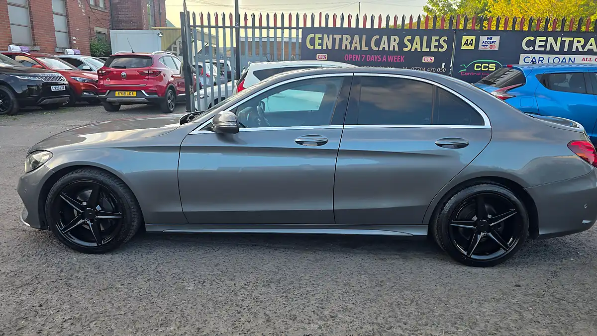 Used 2017 Mercedes C Class AMG Line Grey - Interior and Exterior details 11
