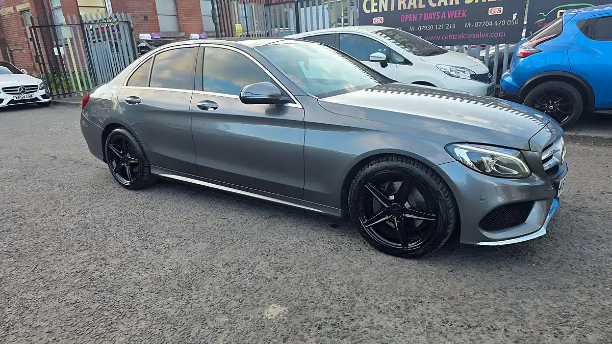 Used 2017 Mercedes C Class AMG Line Grey - Interior and Exterior details 2