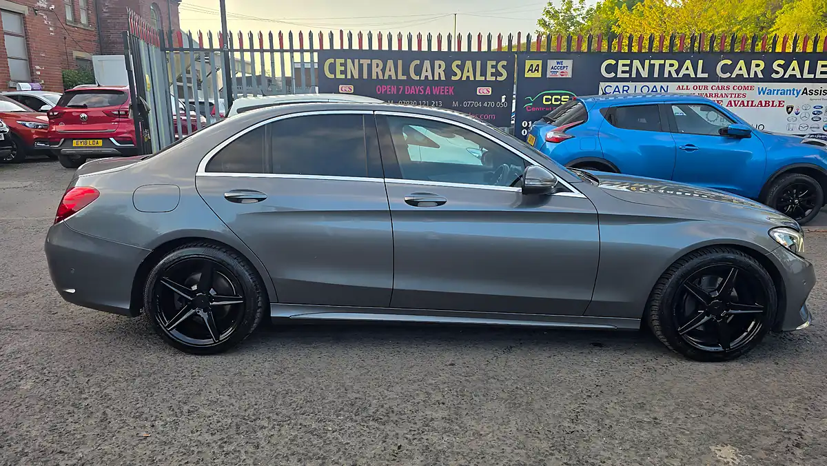 Used 2017 Mercedes C Class AMG Line Grey - Interior and Exterior details 3