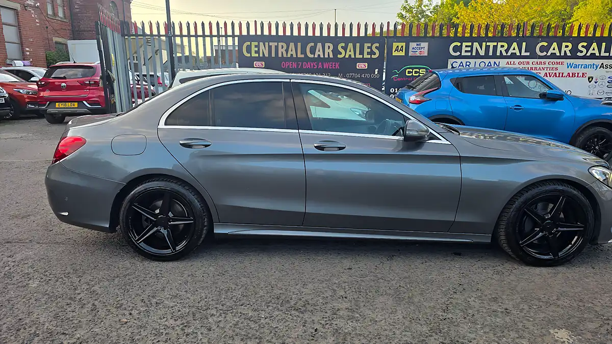 Used 2017 Mercedes C Class AMG Line Grey - Interior and Exterior details 4