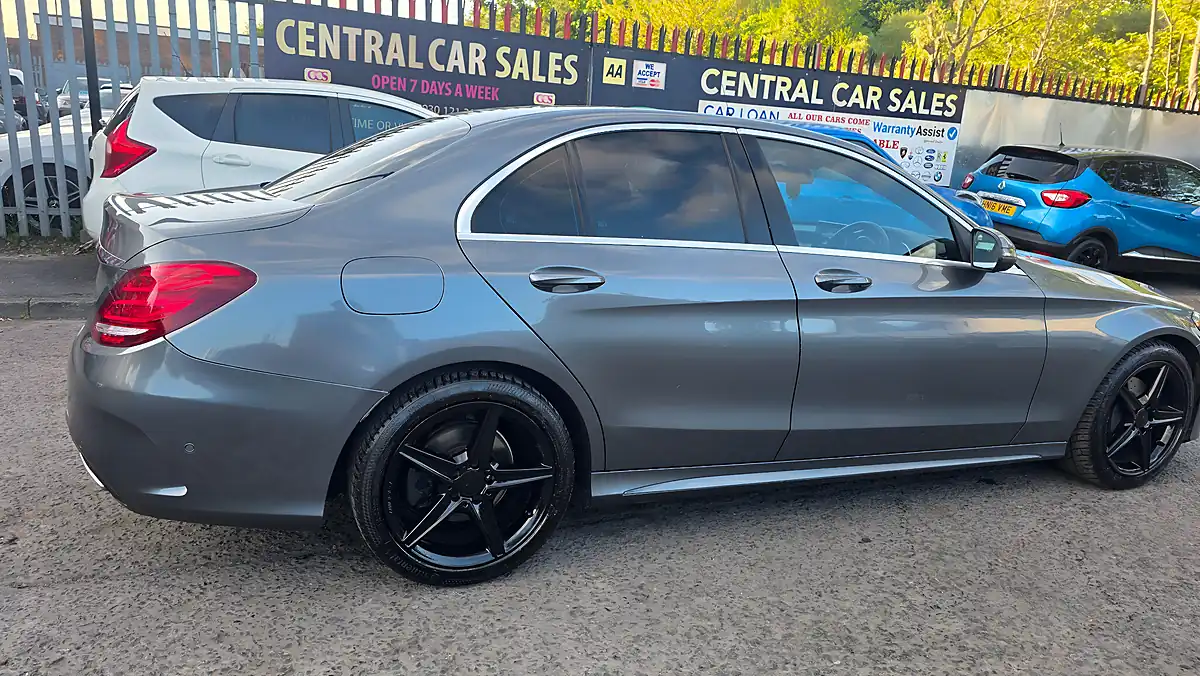 Used 2017 Mercedes C Class AMG Line Grey - Interior and Exterior details 7
