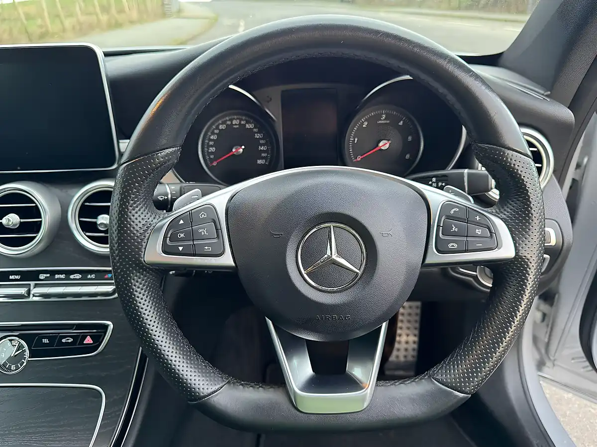Used 2017 Mercedes C250 AMG Line (premium Plus) Silver - Interior and Exterior details 14