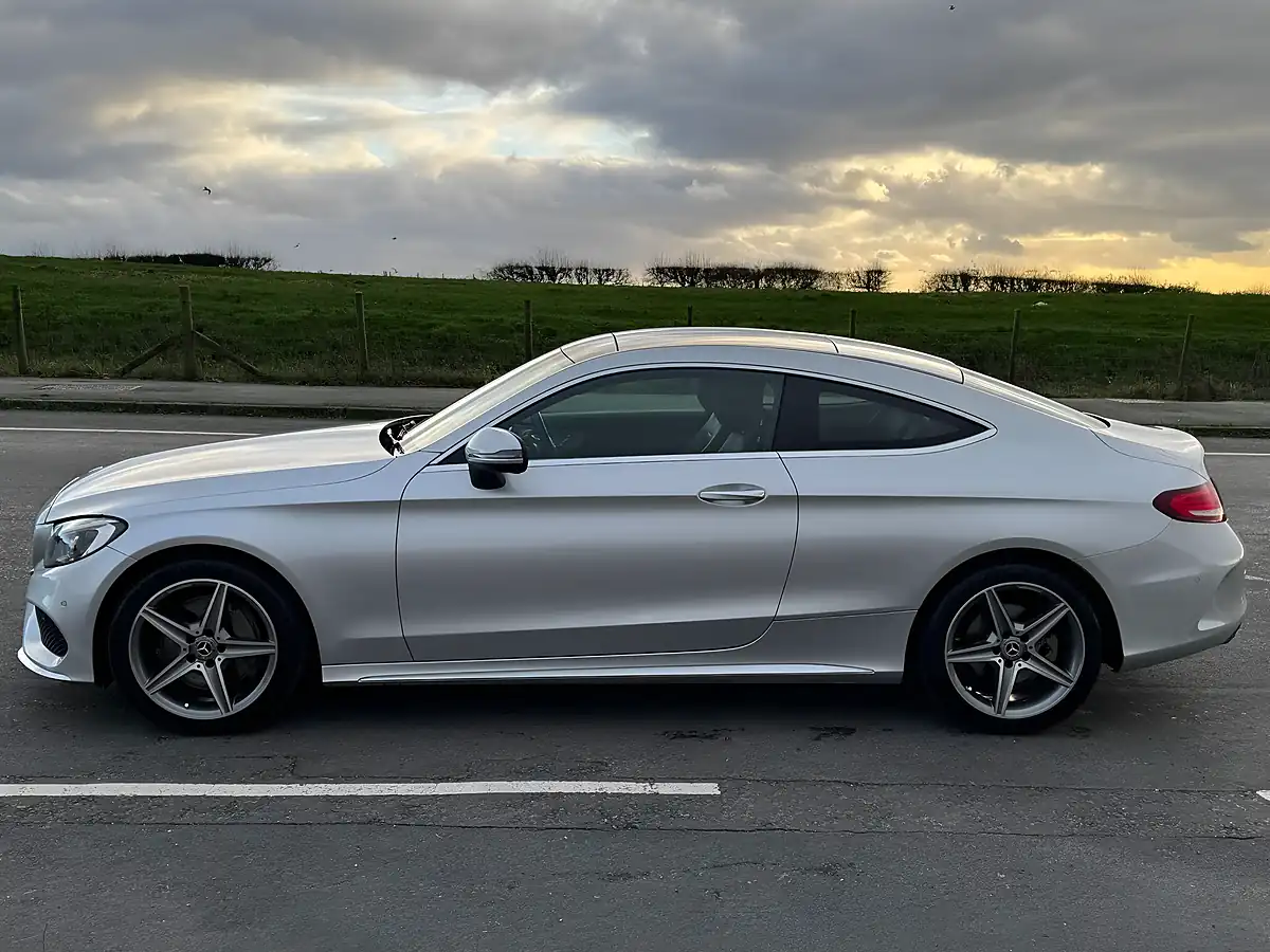 Used 2017 Mercedes C250 AMG Line (premium Plus) Silver - Interior and Exterior details 4