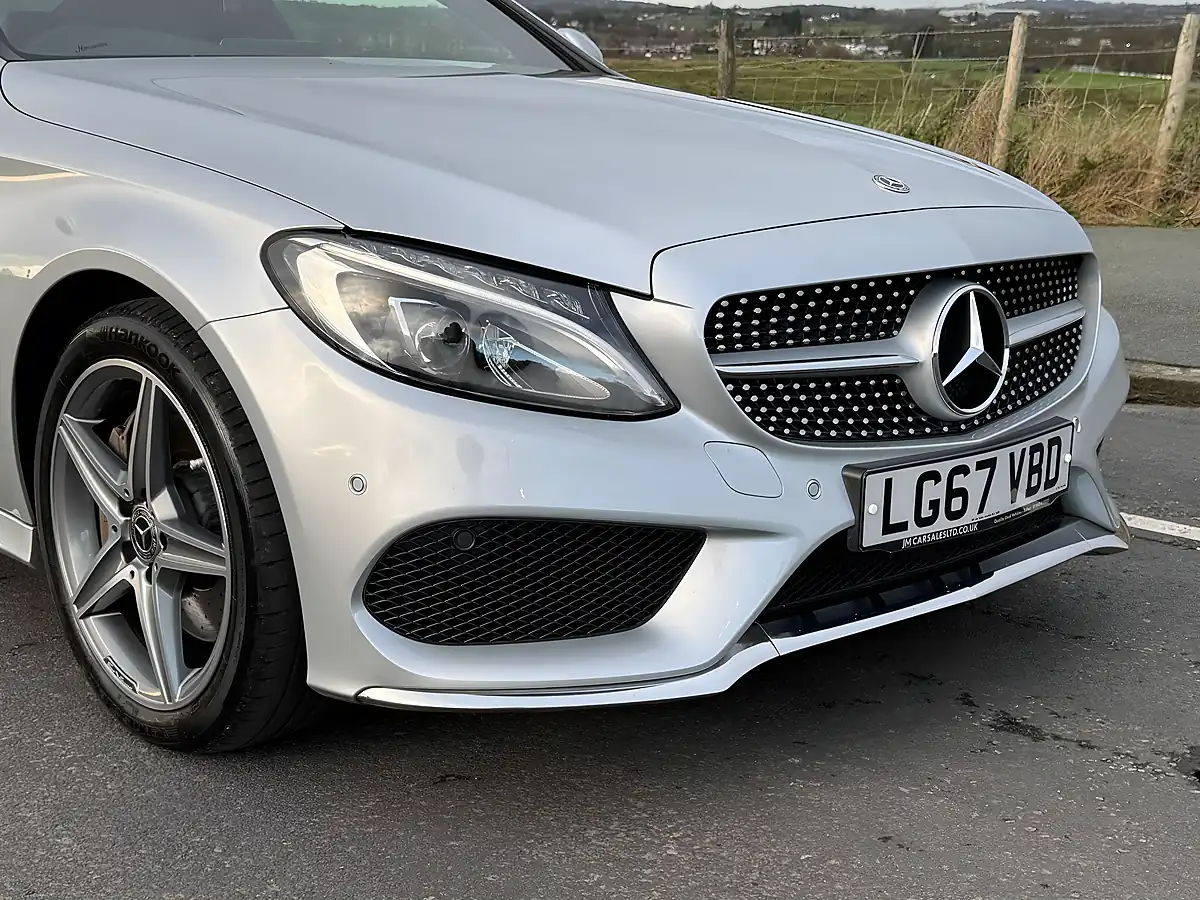 Used 2017 Mercedes C250 AMG Line (premium Plus) Silver - Interior and Exterior details 9