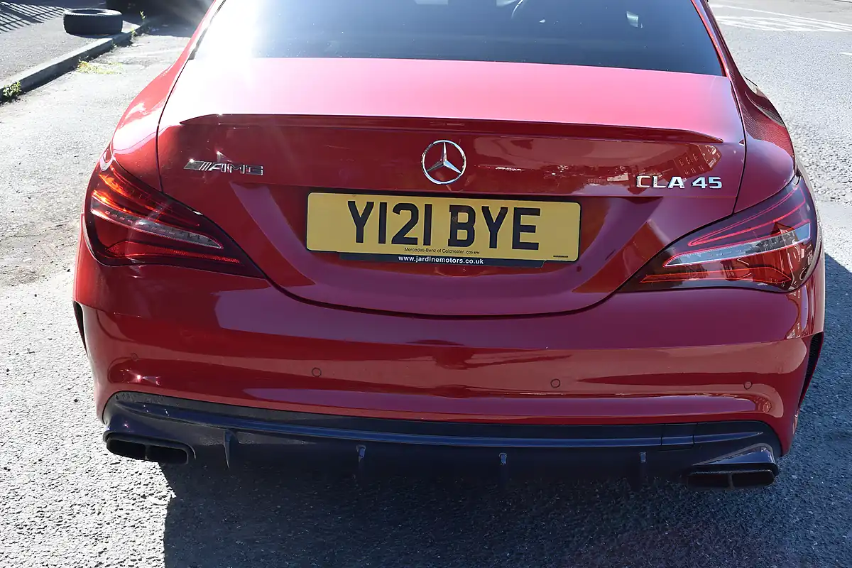 Used 2017 Mercedes CLA45 AMG Red - Interior and Exterior details 10