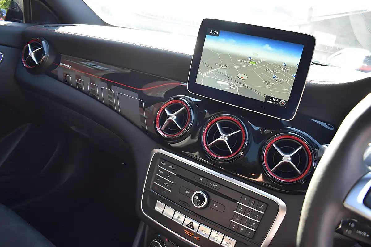 Used 2017 Mercedes CLA45 AMG Red - Interior and Exterior details 12