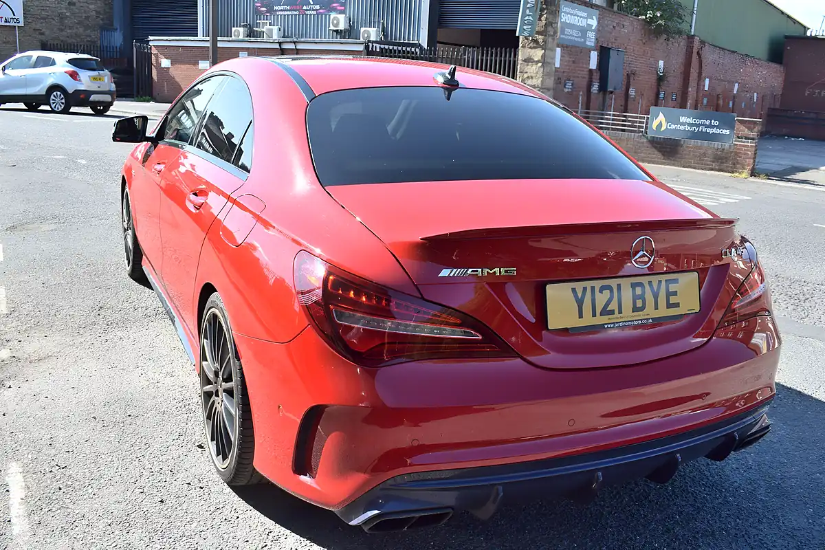 Used 2017 Mercedes CLA45 AMG Red - Interior and Exterior details 6