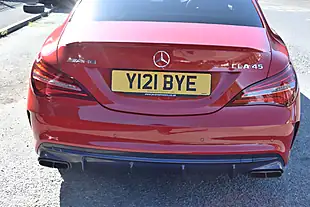 Used 2017 Mercedes CLA45 AMG Red - Interior and Exterior details 7