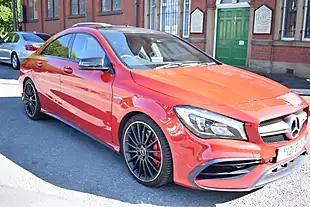 Used 2017 Mercedes CLA45 AMG Red - Interior and Exterior details 8