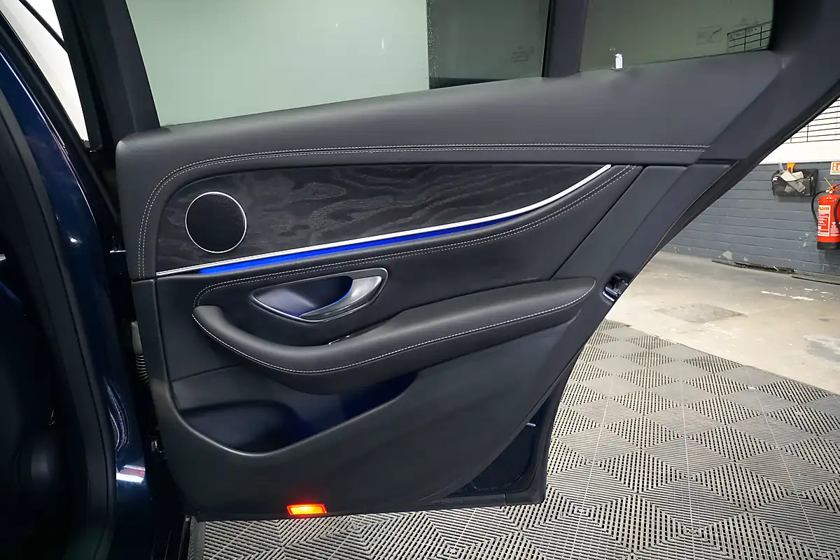 Used 2017 Mercedes E-Class AMG Line (premium) Cavansite Blue - Interior and Exterior details 11