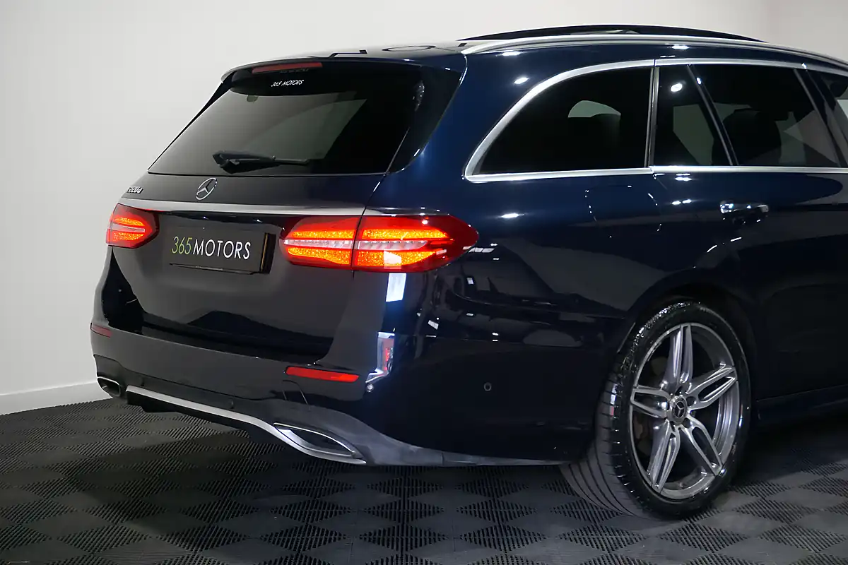 Used 2017 Mercedes E-Class AMG Line (premium) Cavansite Blue - Interior and Exterior details 16