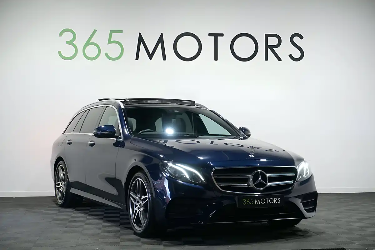 Used 2017 Mercedes E-Class AMG Line (premium) Cavansite Blue - Interior and Exterior details 3