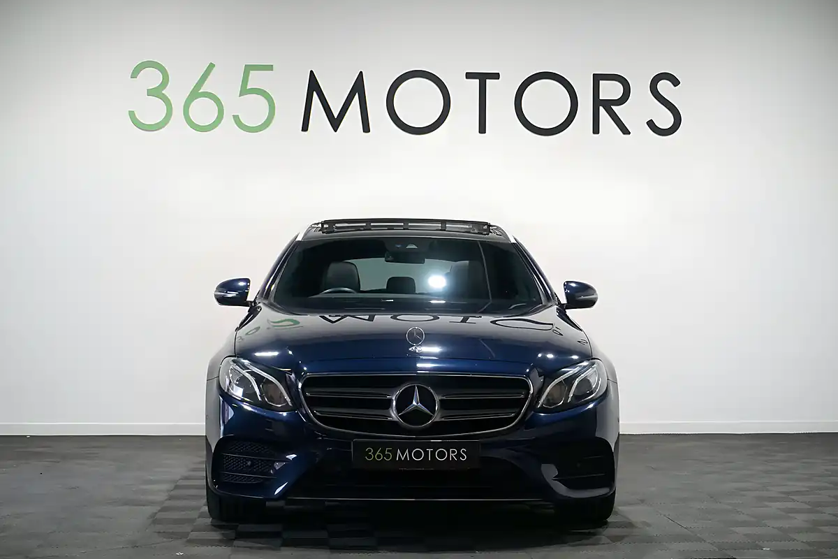 Used 2017 Mercedes E-Class AMG Line (premium) Cavansite Blue - Interior and Exterior details 6