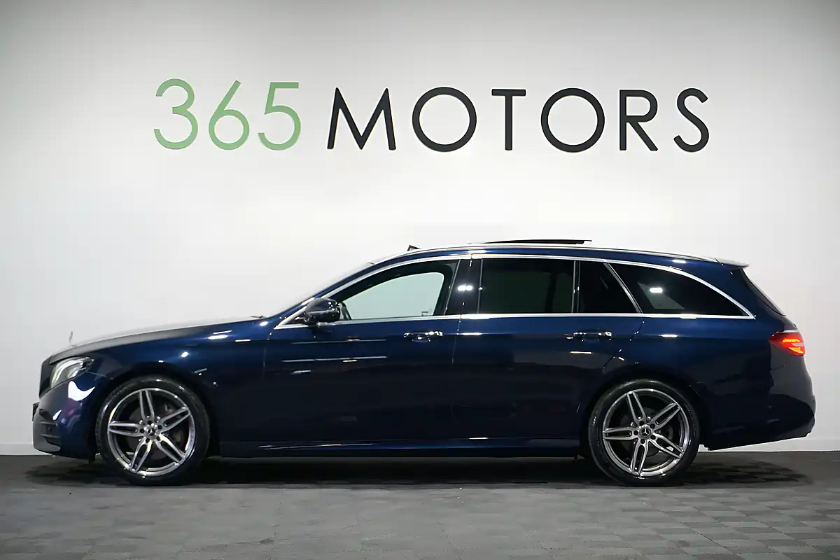 Used 2017 Mercedes E-Class AMG Line (premium) Cavansite Blue - Interior and Exterior details 8