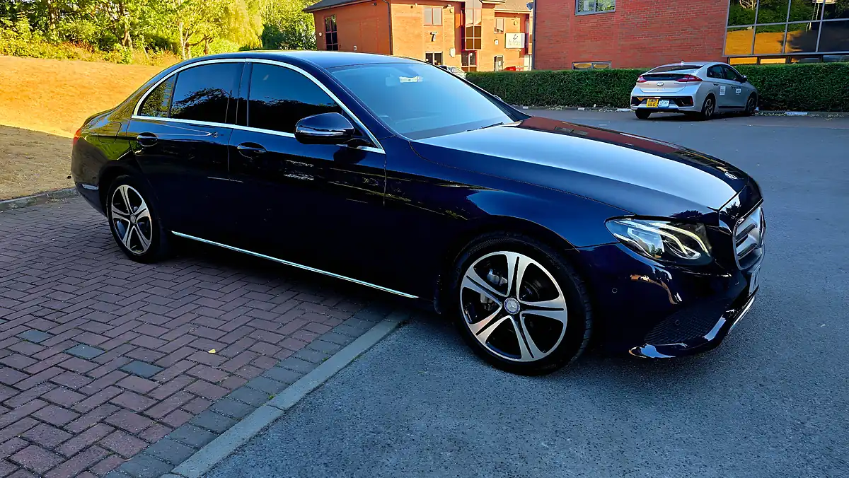 Used 2017 Mercedes E Class Se Blue - Interior and Exterior details 2